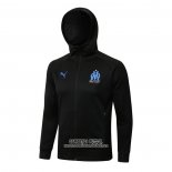 Chaqueta con Capucha del Olympique Marsella 2021/2022 Negro