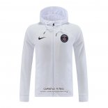 Chaqueta con Capucha del Paris Saint-Germain 2022/2023 Blanco