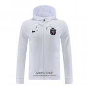 Chaqueta con Capucha del Paris Saint-Germain 2022/2023 Blanco