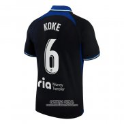Camiseta Atletico Madrid Jugador Koke Segunda 2022/2023