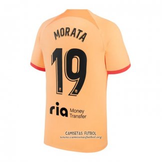 Camiseta Atletico Madrid Jugador Morata Tercera 2022/2023