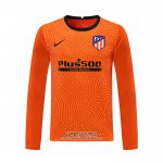 Camiseta Atletico Madrid Portero Manga Larga 2020/2021 Naranja