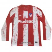 Camiseta Atletico Madrid Primera Manga Larga 2021/2022