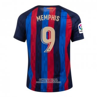 Camiseta Barcelona Jugador Memphis Primera 2022/2023