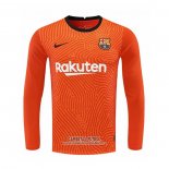 Camiseta Barcelona Portero Manga Larga 2020/2021 Naranja