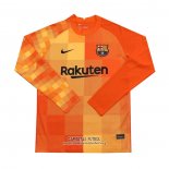 Camiseta Barcelona Portero Manga Larga 2021/2022 Naranja