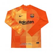 Camiseta Barcelona Portero Manga Larga 2021/2022 Naranja