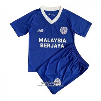 Camiseta Cardiff City Primera Nino 2022/2023