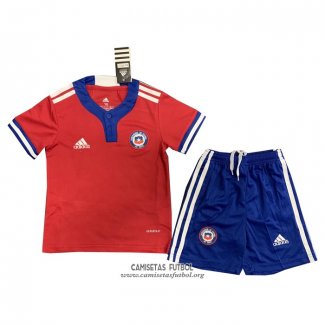 Camiseta Chile Primera Nino 2021/2022