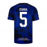 Camiseta Estados Unidos Jugador O'Hara Segunda 2022