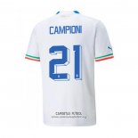 Camiseta Italia Jugador Campioni Segunda 2022