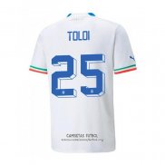 Camiseta Italia Jugador Toloi Segunda 2022