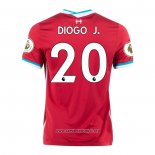 Camiseta Liverpool Jugador Diogo J. Primera 2020/2021