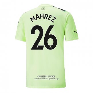 Camiseta Manchester City Jugador Mahrez Tercera 2022/2023