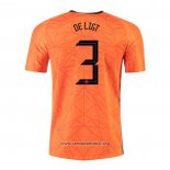 Camiseta Paises Bajos Jugador De Ligt Primera 2020/2021