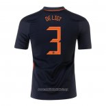 Camiseta Paises Bajos Jugador De Ligt Segunda 2020/2021