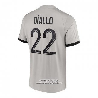 Camiseta Paris Saint-Germain Jugador Diallo Segunda 2022/2023