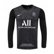 Camiseta Paris Saint-Germain Portero Manga Larga 2020/2021 Negro