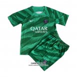 Camiseta Paris Saint-Germain Portero Nino 2023/2024 Verde