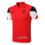 Camiseta Polo del AC Milan 2021/2022 Rojo