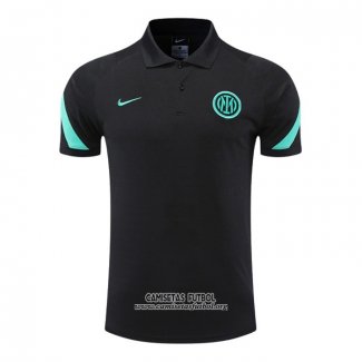 Camiseta Polo del Inter Milan 2022/2023 Negro