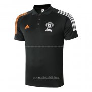 Camiseta Polo del Manchester United 2020/2021 Gris