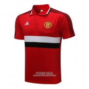 Camiseta Polo del Manchester United 2021/2022 Rojo