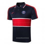 Camiseta Polo del Paris Saint-Germain 2020/2021 Azul y Rojo