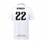 Camiseta Real Madrid Jugador Rudiger Primera 2022/2023