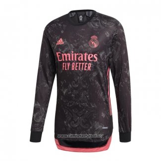 Camiseta Real Madrid Tercera Manga Larga 2020/2021