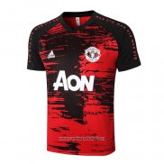 Camiseta de Entrenamiento Manchester United 2020/2021 Rojo