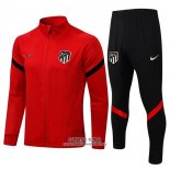 Chandal de Chaqueta del Atletico Madrid 2021/2022 Rojo