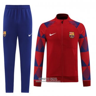 Chandal de Chaqueta del Barcelona 2022/2023 Rojo