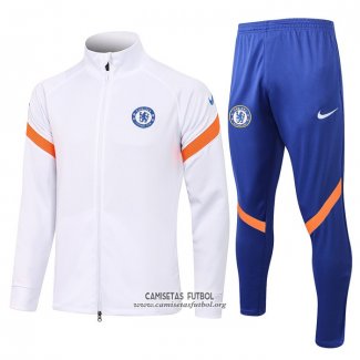 Chandal de Chaqueta del Chelsea 2021/2022 Blanco