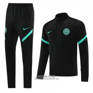 Chandal de Chaqueta del Inter Milan 2021/2022 Negro