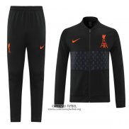 Chandal de Chaqueta del Liverpool 2021/2022 Negro y Gris