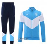 Chandal de Chaqueta del Manchester City 2021/2022 Azul