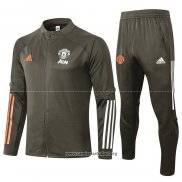 Chandal de Chaqueta del Manchester United 2020/2021 Verde