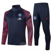 Chandal de Chaqueta del Paris Saint-Germain 2020/2021 Azul