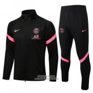 Chandal de Chaqueta del Paris Saint-Germain 2021/2022 Negro