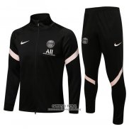 Chandal de Chaqueta del Paris Saint-Germain 2021/2022 Negro