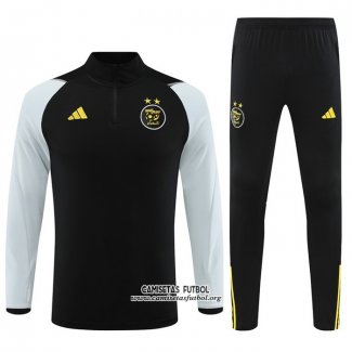 Chandal de Sudadera del Argelia 2023/2024 Negro