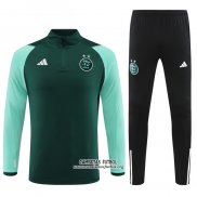 Chandal de Sudadera del Argelia 2023/2024 Verde