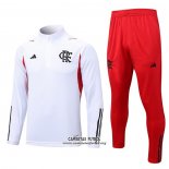 Chandal de Sudadera del Flamengo Nino 2023/2024 Blanco