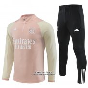 Chandal de Sudadera del Lyon 2023/2024 Rosa