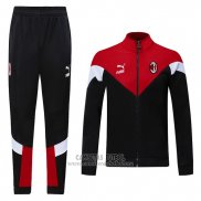 Chandal del AC Milan 2020/2021 Negro y Rojo