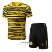 Chandal del Borussia Dortmund Manga Corta 2022/2023 Amarillo - Pantalon Corto