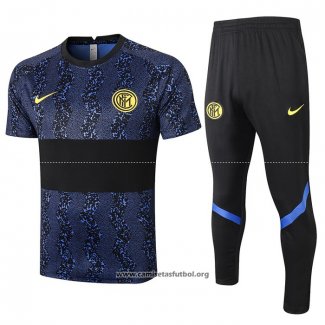 Chandal del Inter Milan Manga Corta 2020/2021 Azul y Negro