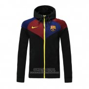 Chaqueta con Capucha del Barcelona 2020/2021 Negro