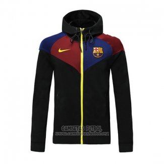 Chaqueta con Capucha del Barcelona 2020/2021 Negro